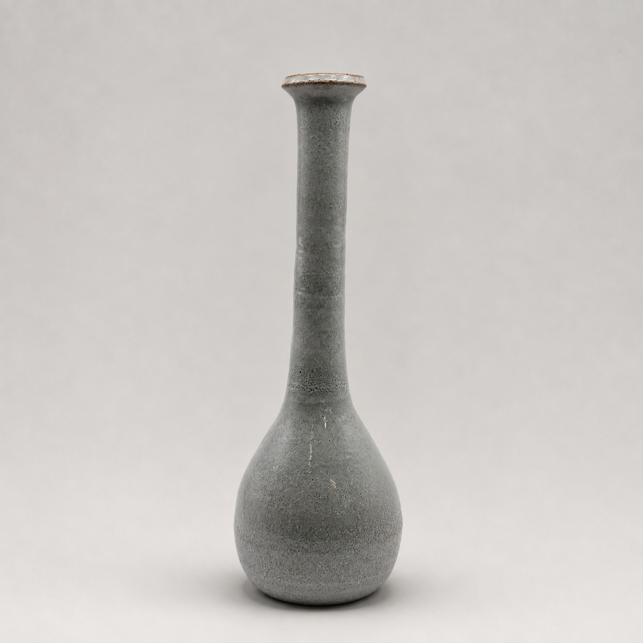 Speckled Gray Ceramic Vase