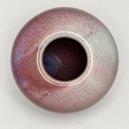 Speckled Mauve Ceramic Bud Vase