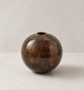 Tenmoku Ceramic Orb Vase
